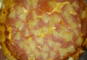 receta fácil de pizza hawaiana a la piedra estilo dominos